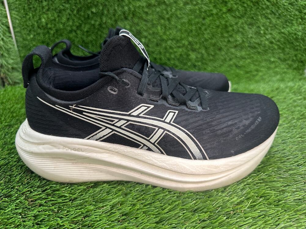 Asics Gel-Nimbus 27 1012B753 Athletic Sneaker Women's 8.5 Black Jacquard Sports